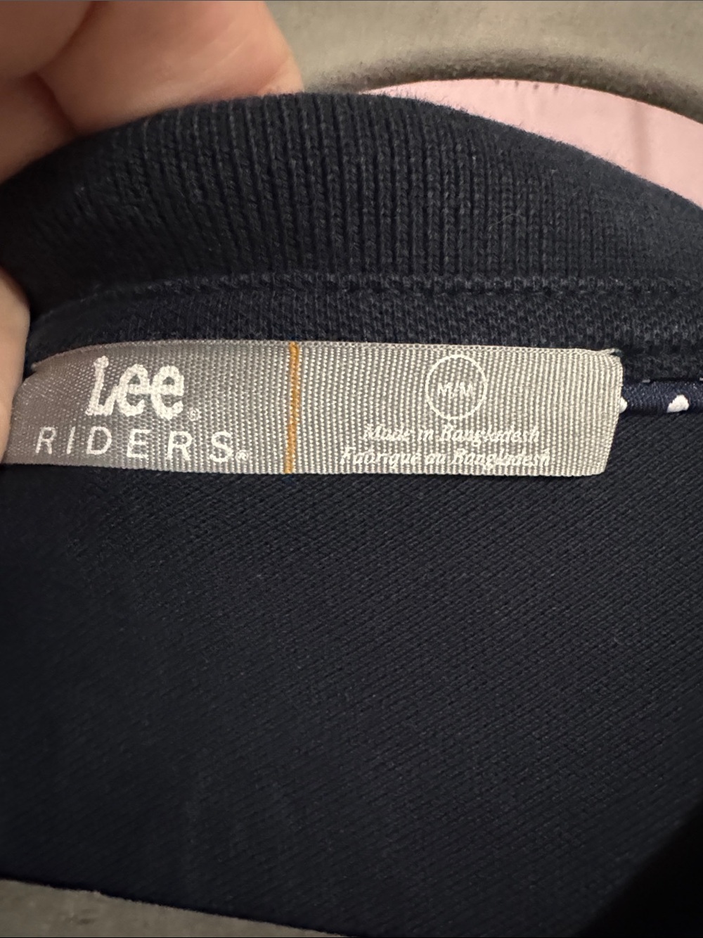 Riders by Lee Women's Navy Short Sleeve Polo - Picture 2 of 4